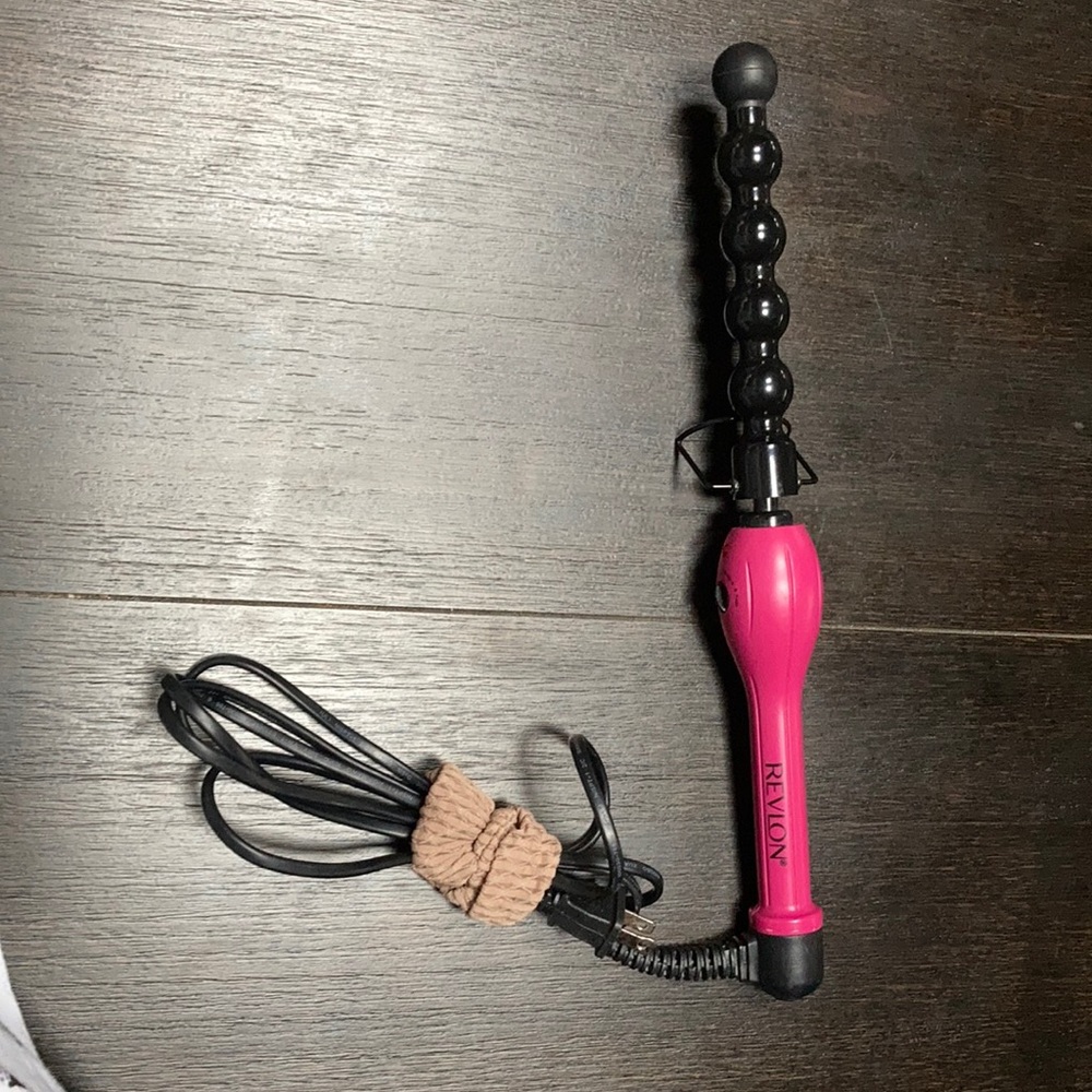 Curling rod.